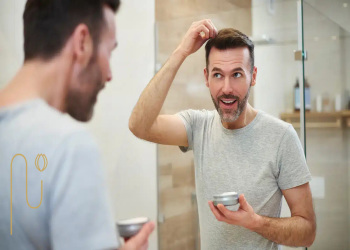 How-to-gel-transplanted-hair نحوه ژل زدن موهای کاشت شده